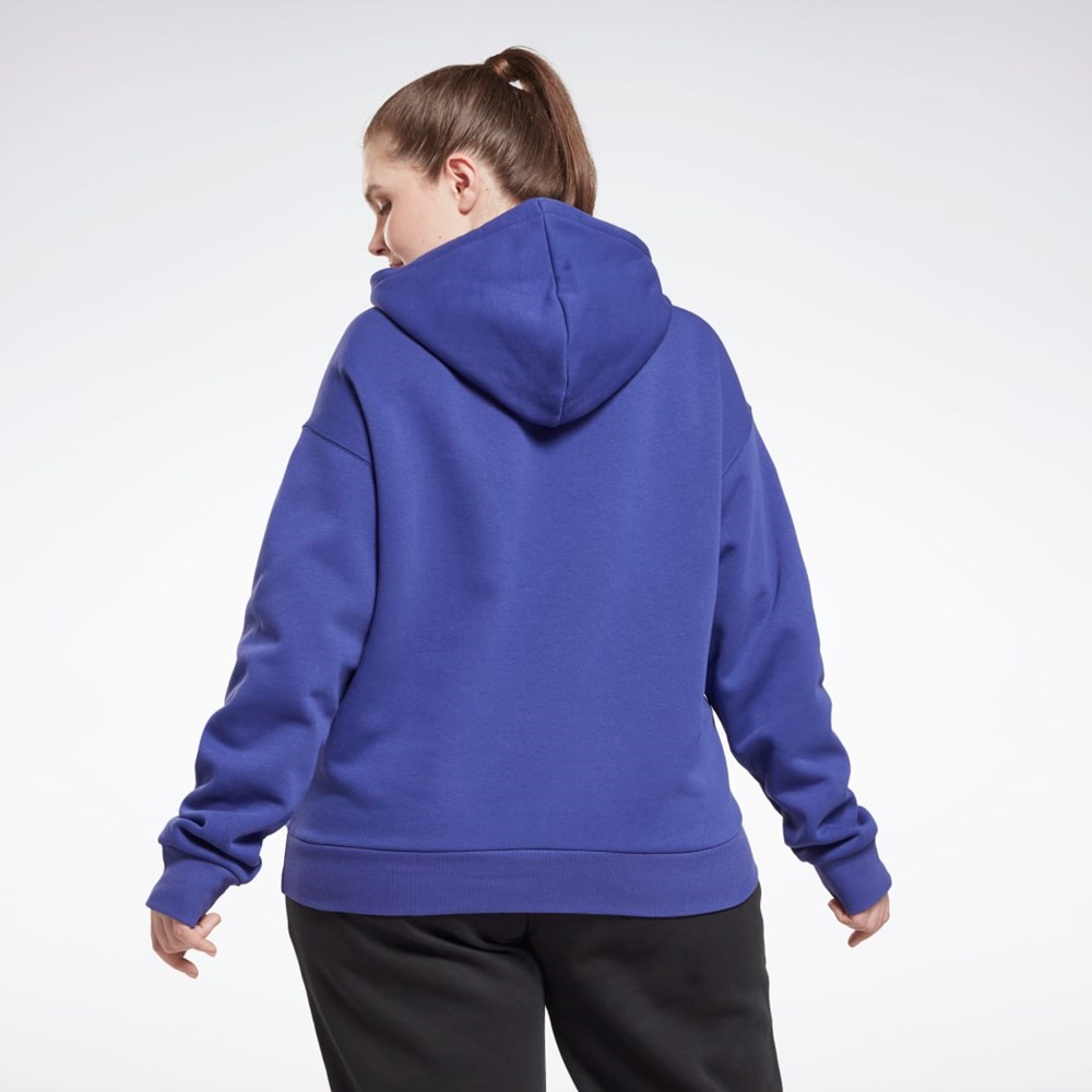 Reebok Reebok Identity Logo Fleece Pullover Hoodie (Plus Size) Lila | WDCTV-1780