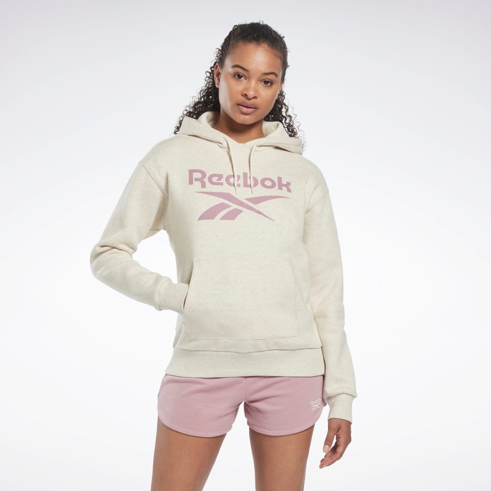 Reebok Reebok Identity Logo Fleece Pullover Hoodie Vita | YCUWE-5742