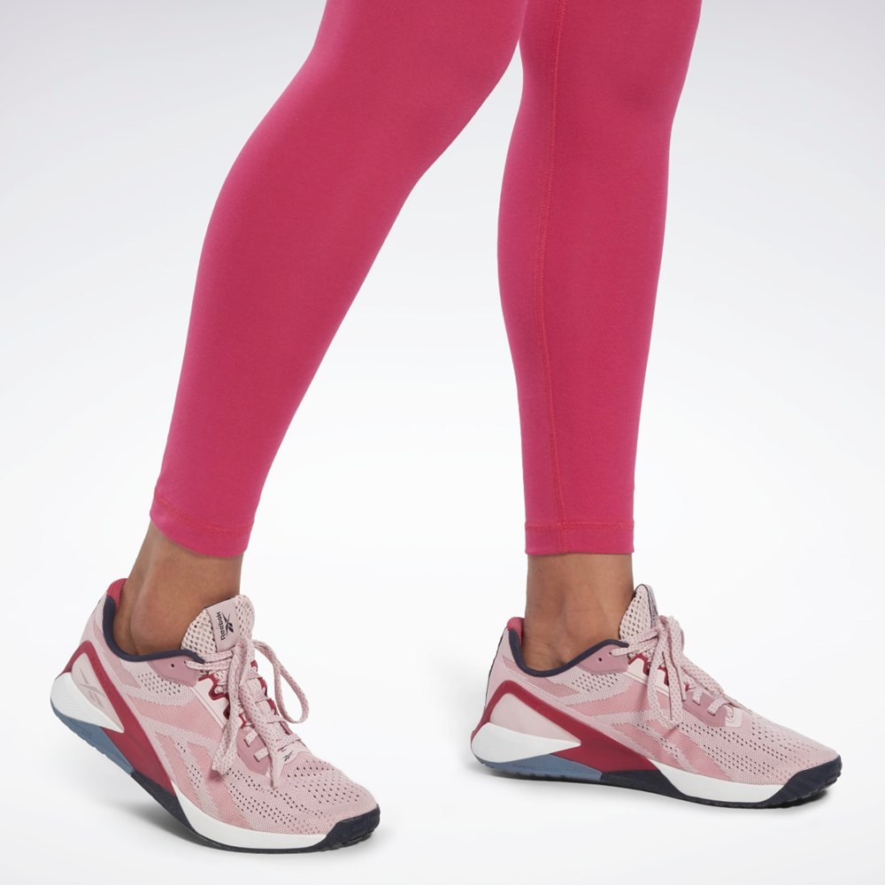 Reebok Reebok Identity Logo Leggings Rosa | XHRAG-6594