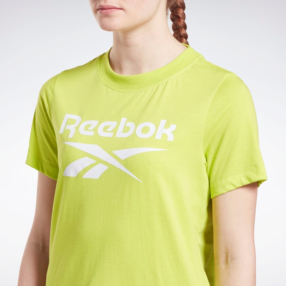 Reebok Reebok Identity Logo T-Shirt Gula | IXOTQ-9045