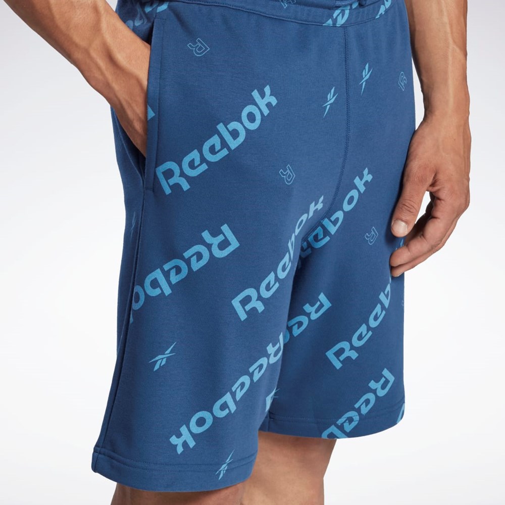 Reebok Reebok Identity Shorts Blå | WRLKX-6830