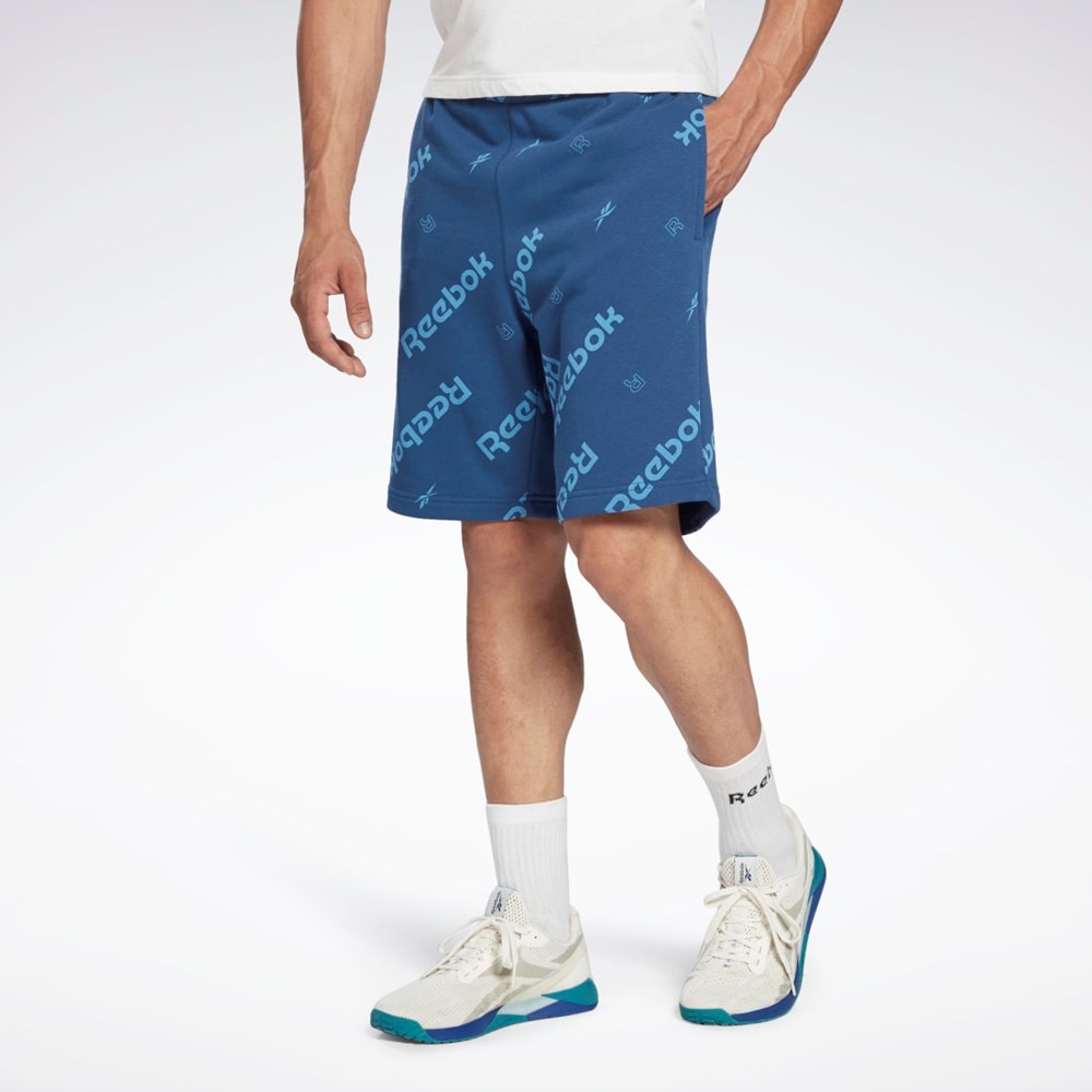 Reebok Reebok Identity Shorts Blå | WRLKX-6830