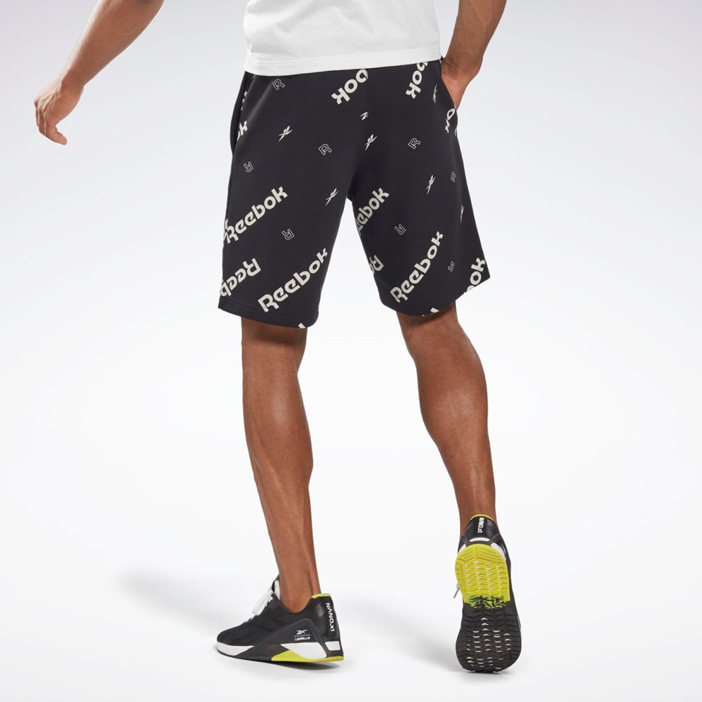 Reebok Reebok Identity Shorts Svarta | ZSGIB-2546