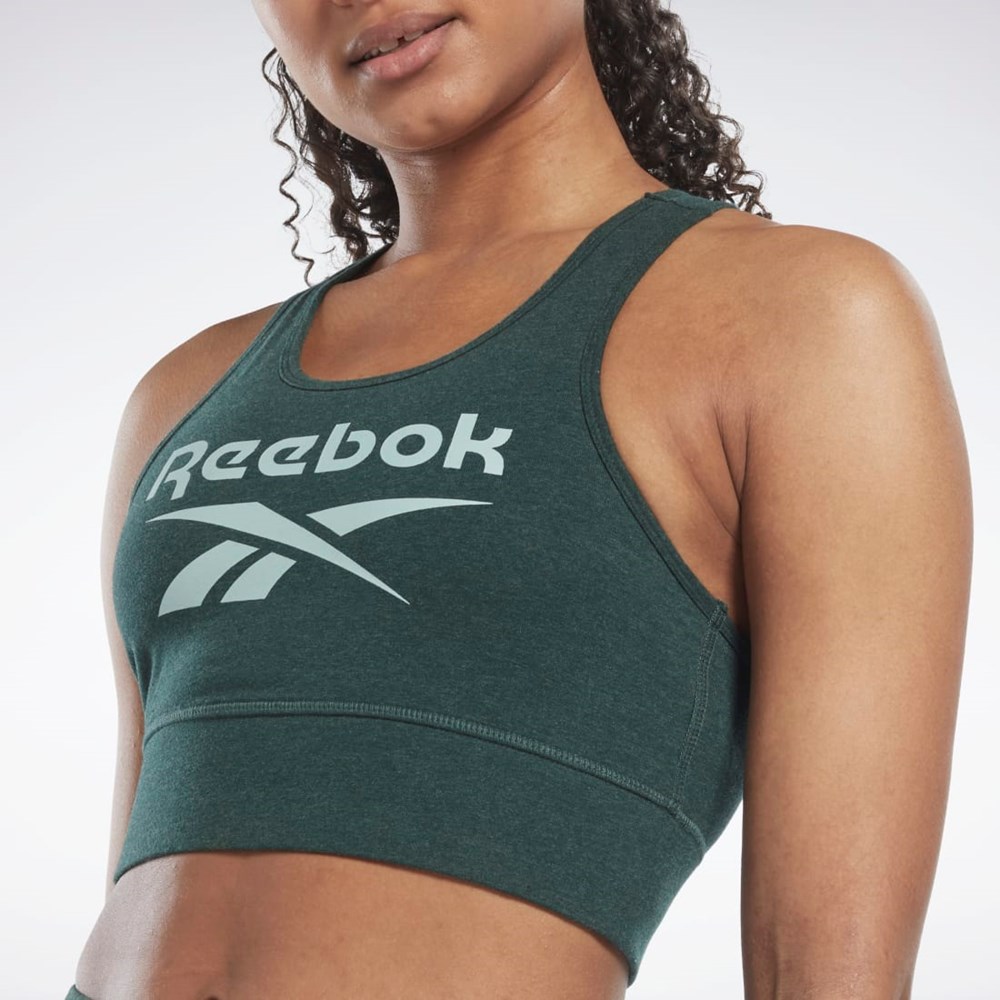 Reebok Reebok Identity Sports Bra Gröna | PKBZI-9802