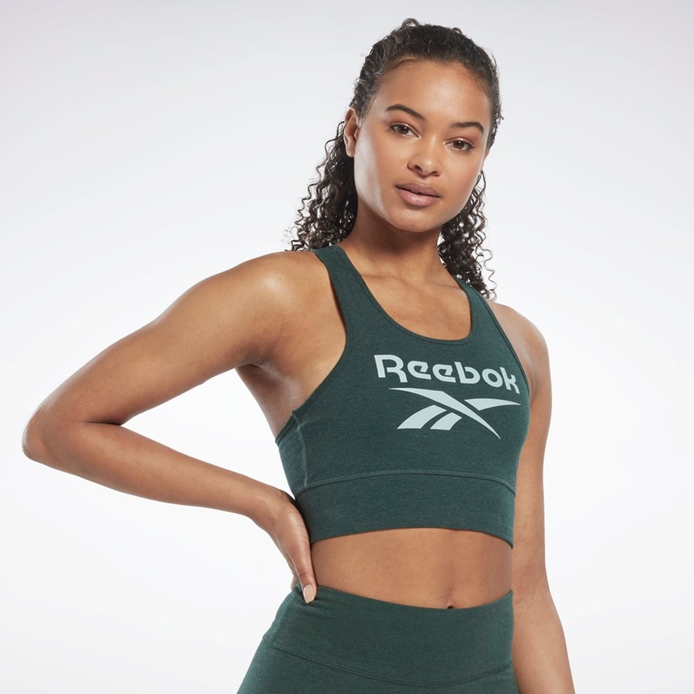 Reebok Reebok Identity Sports Bra Gröna | PKBZI-9802