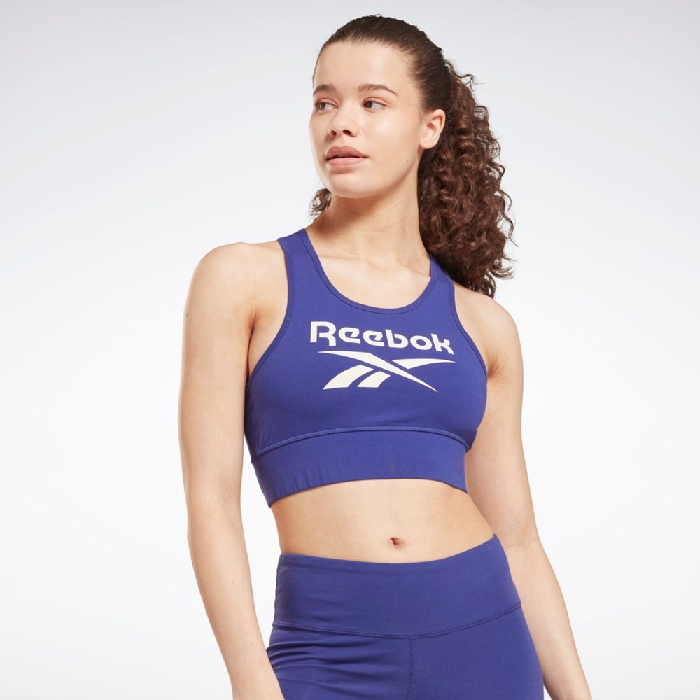 Reebok Reebok Identity Sports Bra Lila | IHNAG-4392