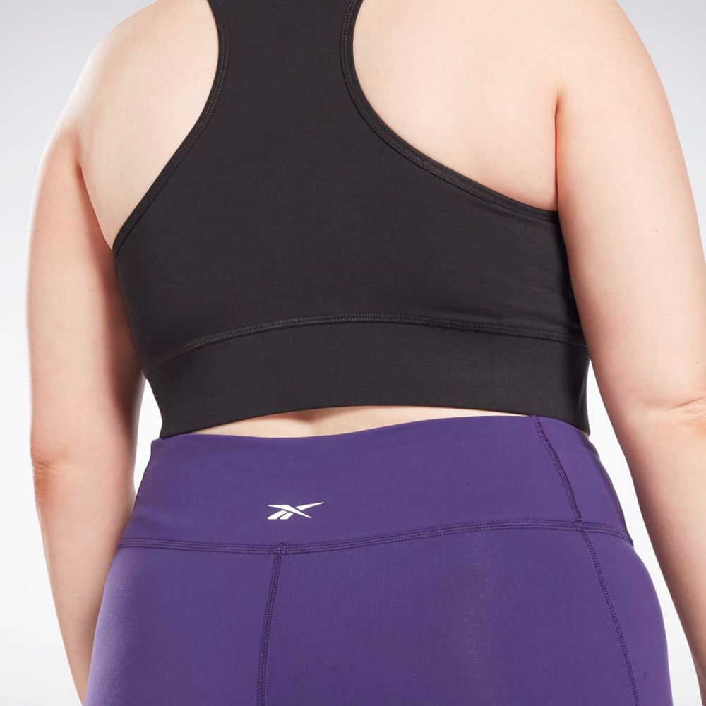 Reebok Reebok Identity Sports Bra (Plus Size) Svarta | PLTWA-3650