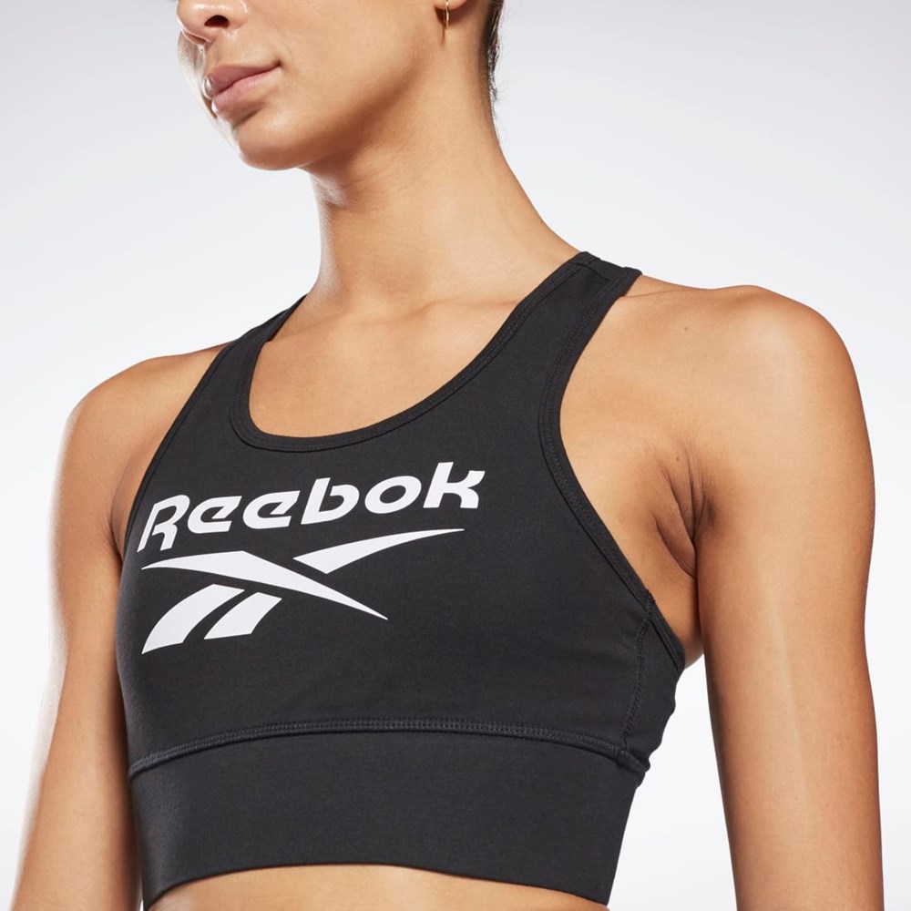 Reebok Reebok Identity Sports Bra Svarta | ZVOAF-1054