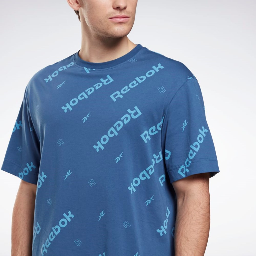 Reebok Reebok Identity T-Shirt Blå | AFCED-0891