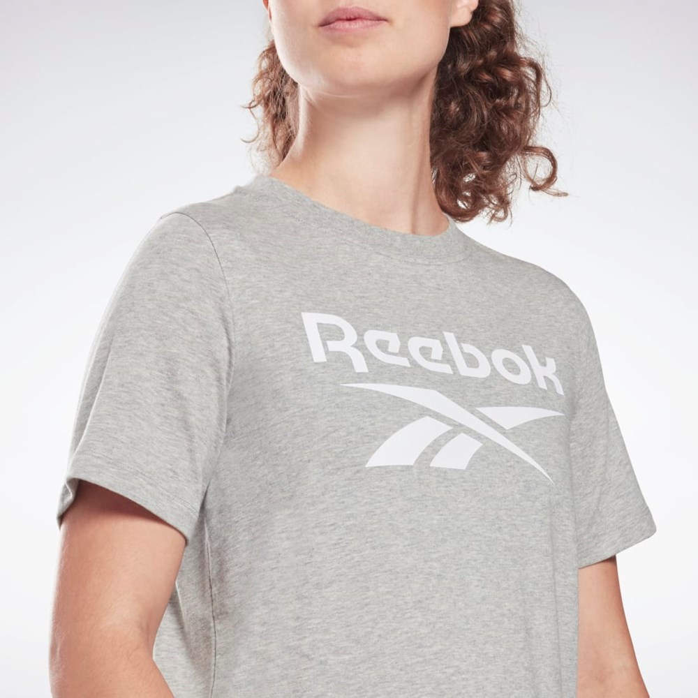 Reebok Reebok Identity T-Shirt Grå | RDSXZ-4063