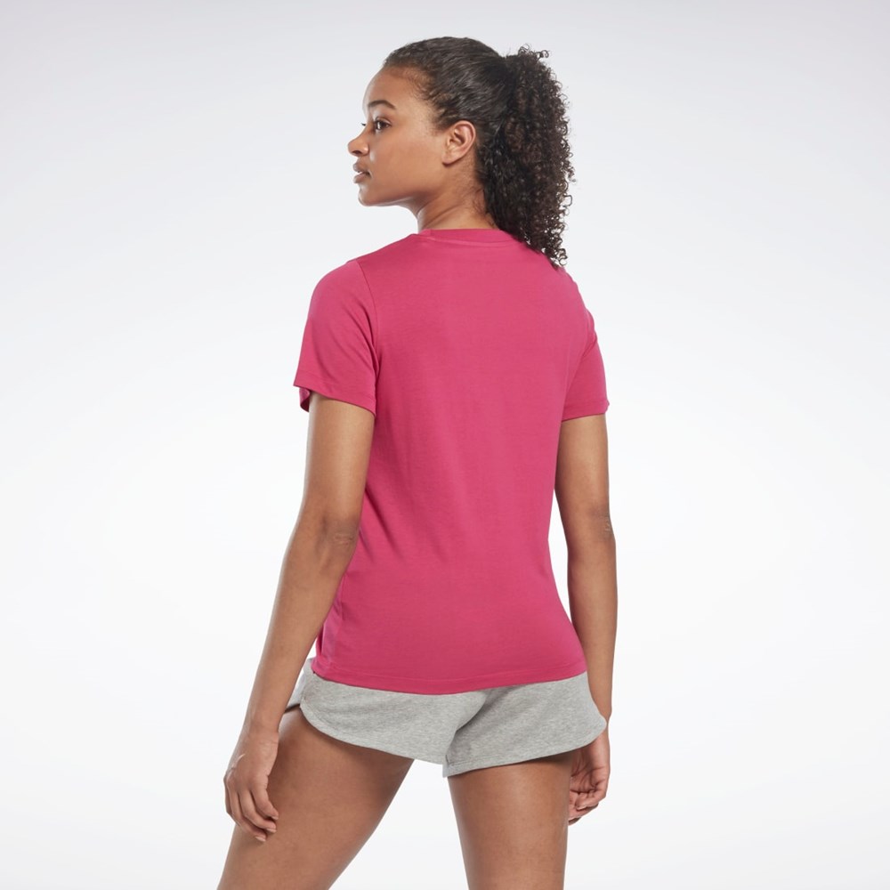 Reebok Reebok Identity T-Shirt Rosa | MKPCH-9710