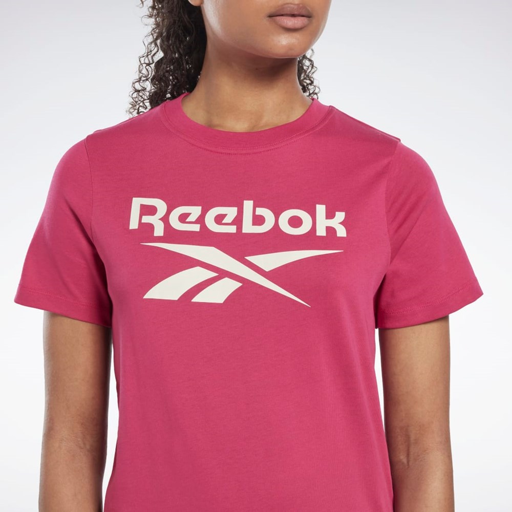 Reebok Reebok Identity T-Shirt Rosa | MKPCH-9710