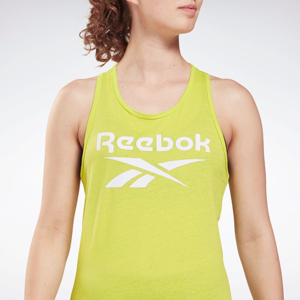 Reebok Reebok Identity Tank Top Gula | FYWDJ-7394