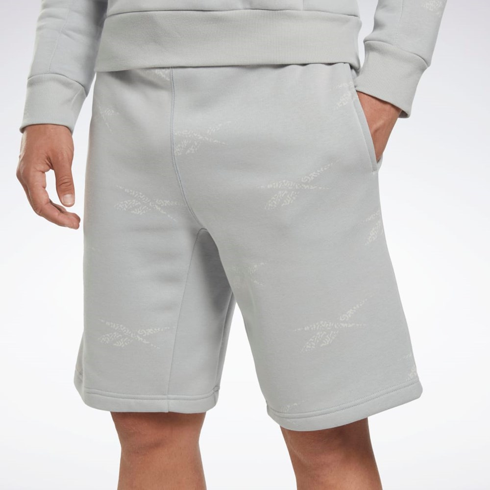 Reebok Reebok Identity Vector Fleece Shorts Grå | CBGQI-6975