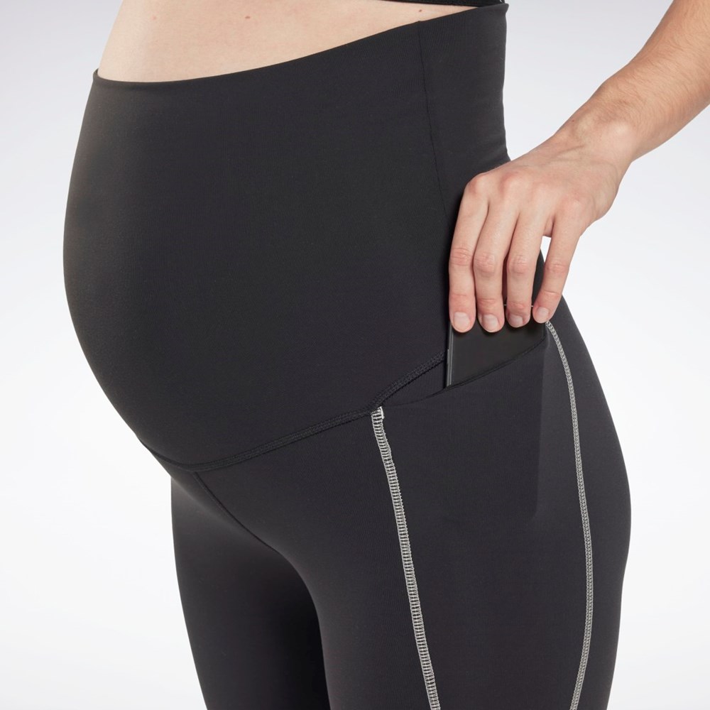 Reebok Reebok Lux 2.0 Maternity Leggings Svarta | CUWVI-8762