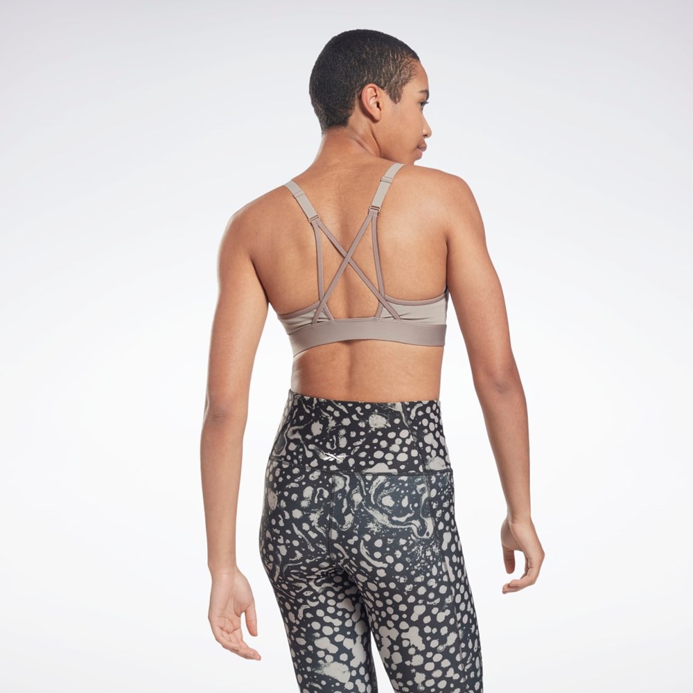 Reebok Reebok Lux Snörade Sports Bra Grå | FQVDH-7586