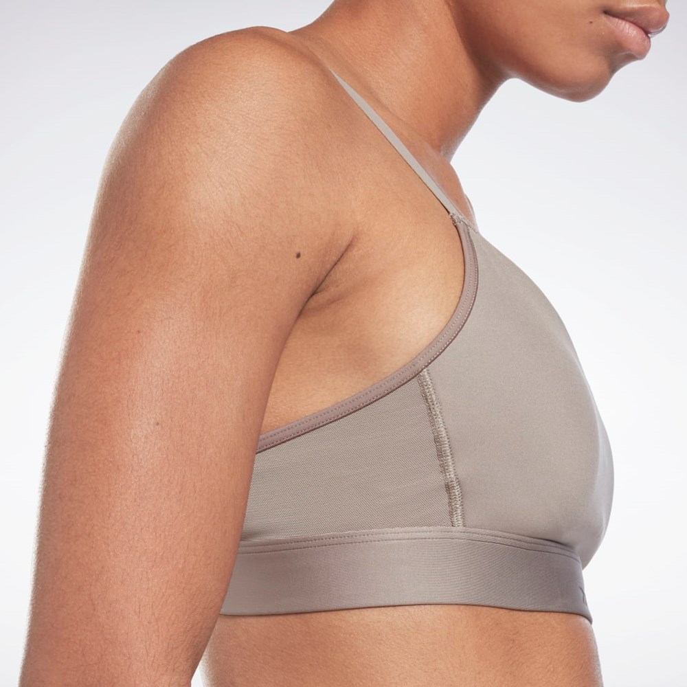 Reebok Reebok Lux Snörade Sports Bra Grå | FQVDH-7586