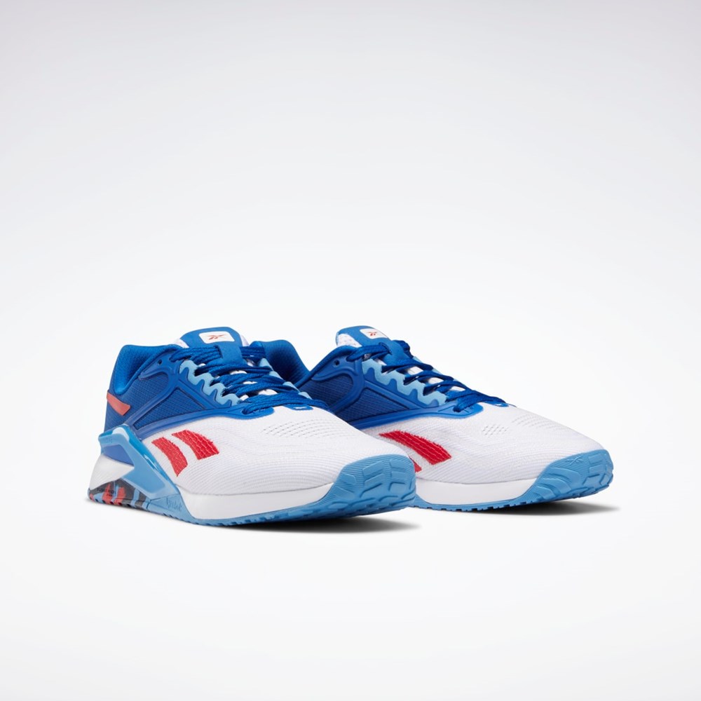 Reebok Reebok Nano X2 Tränings Shoes Blå Vita Röda | HBOID-4519