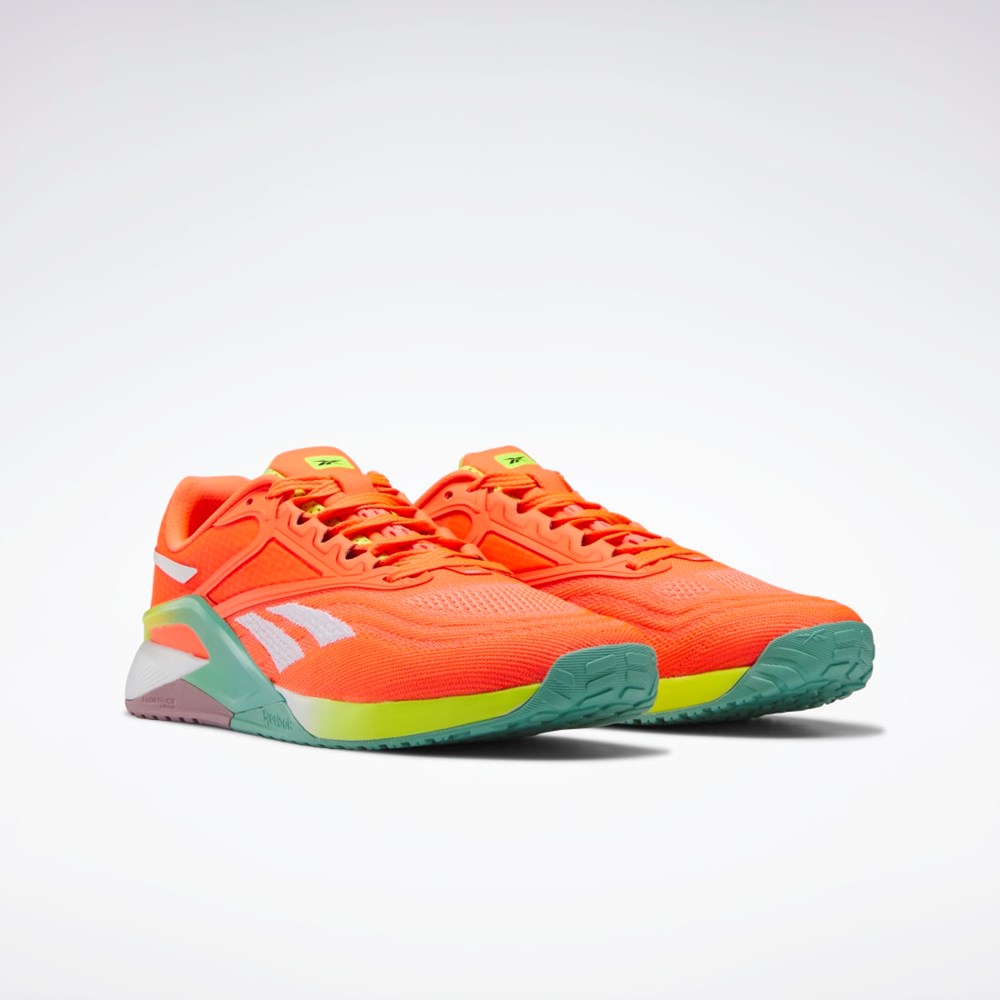 Reebok Reebok Nano X2 Tränings Shoes Orange Vita Gula | KIBFG-2519