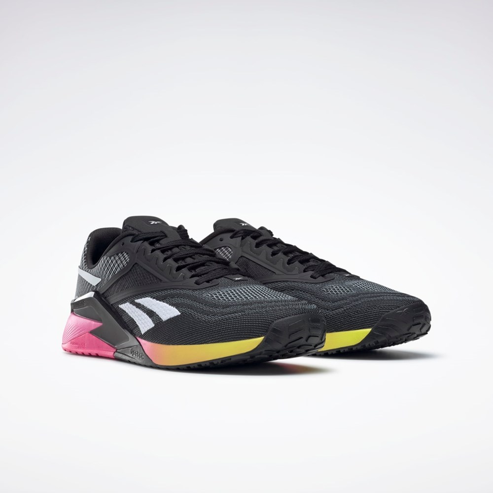 Reebok Reebok Nano X2 Tränings Shoes Svarta Rosa Gula | JSVGD-0958