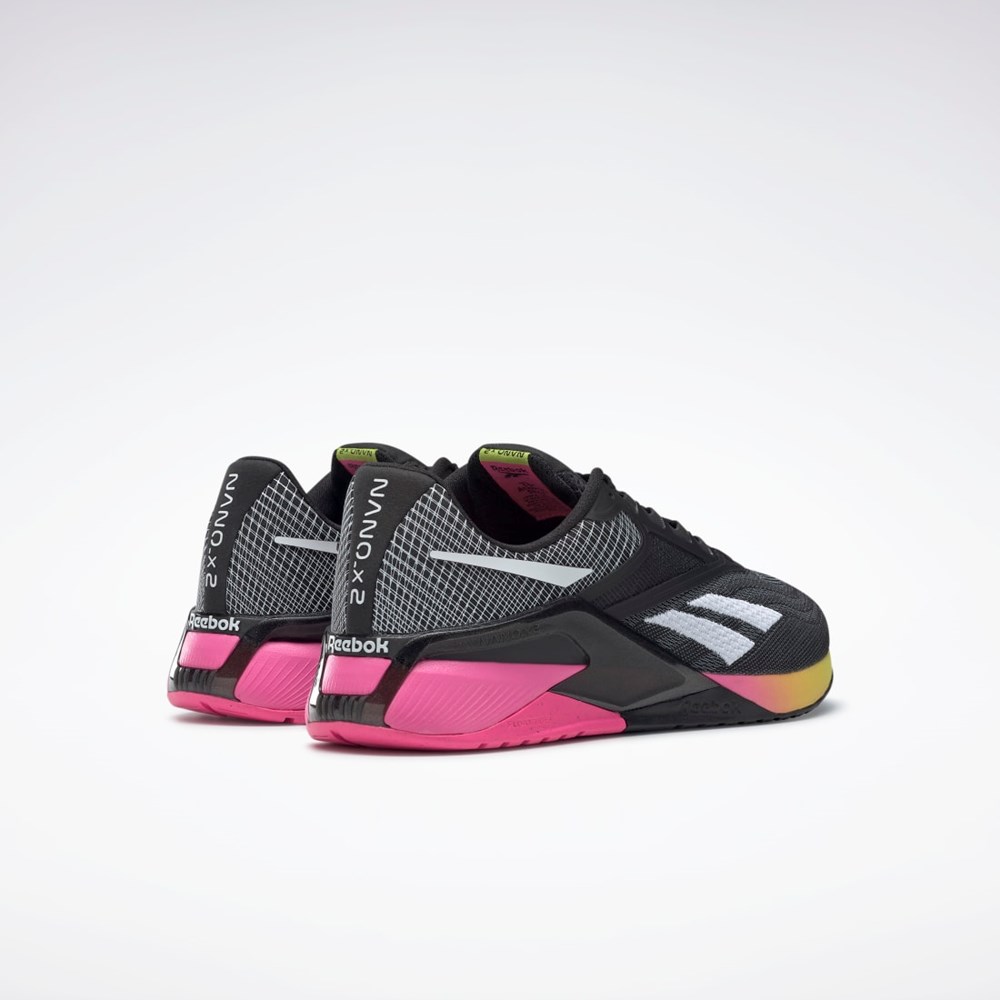 Reebok Reebok Nano X2 Tränings Shoes Svarta Rosa Gula | JSVGD-0958