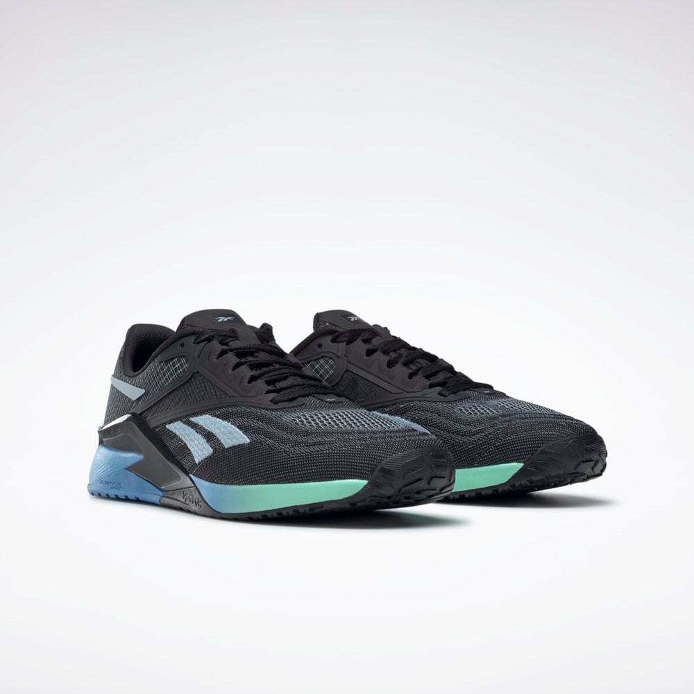 Reebok Reebok Nano X2 Tränings Shoes Svarta Blå Mintgröna | RSUHI-0427