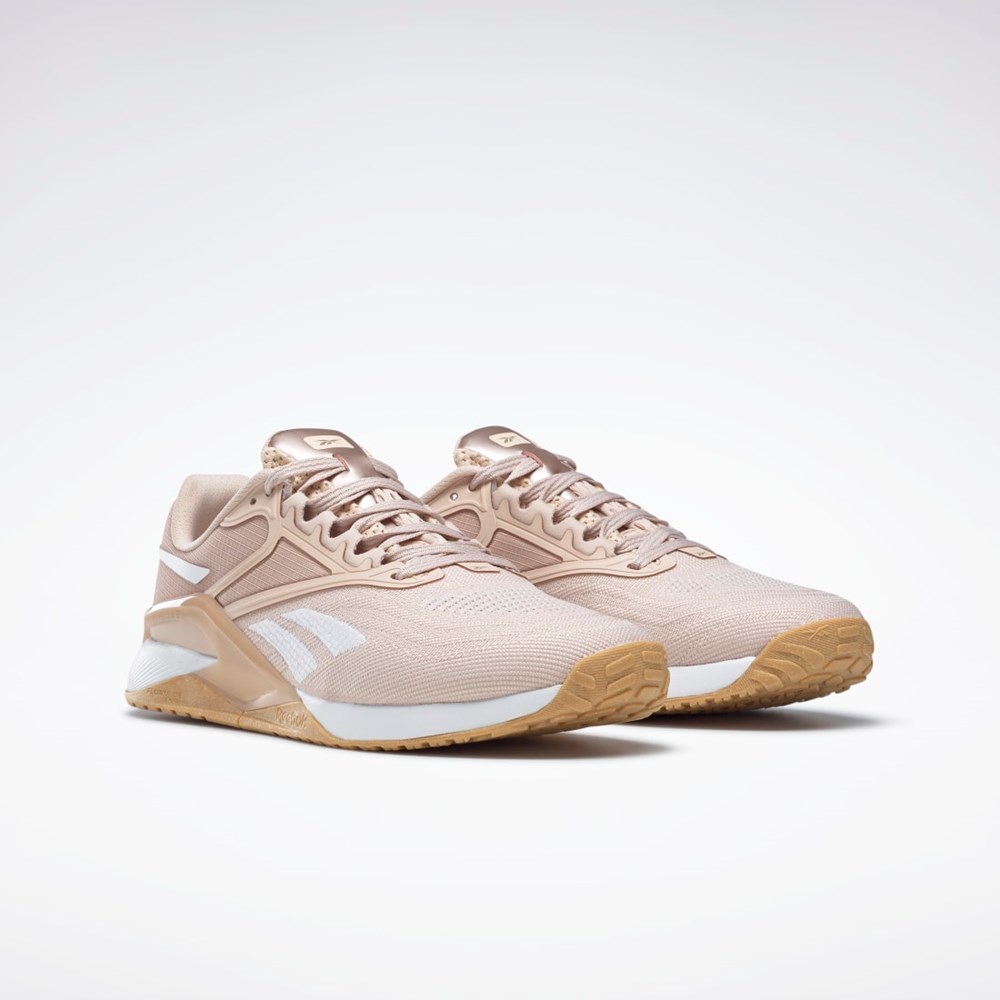 Reebok Reebok Nano X2 Tränings Shoes Vita Rosa Guld | DVLZB-4638