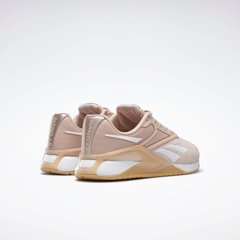 Reebok Reebok Nano X2 Tränings Shoes Vita Rosa Guld | DVLZB-4638