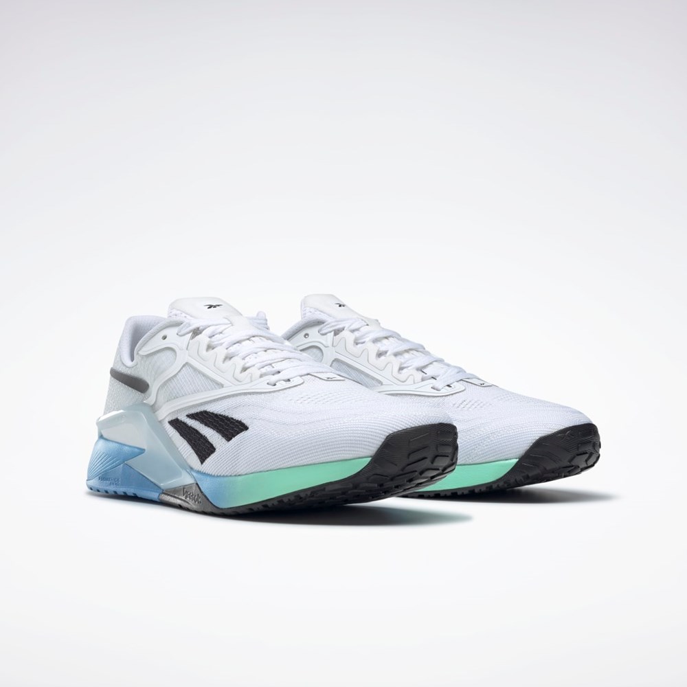 Reebok Reebok Nano X2 Tränings Shoes Vita Blå Mintgröna | QMFOG-5017