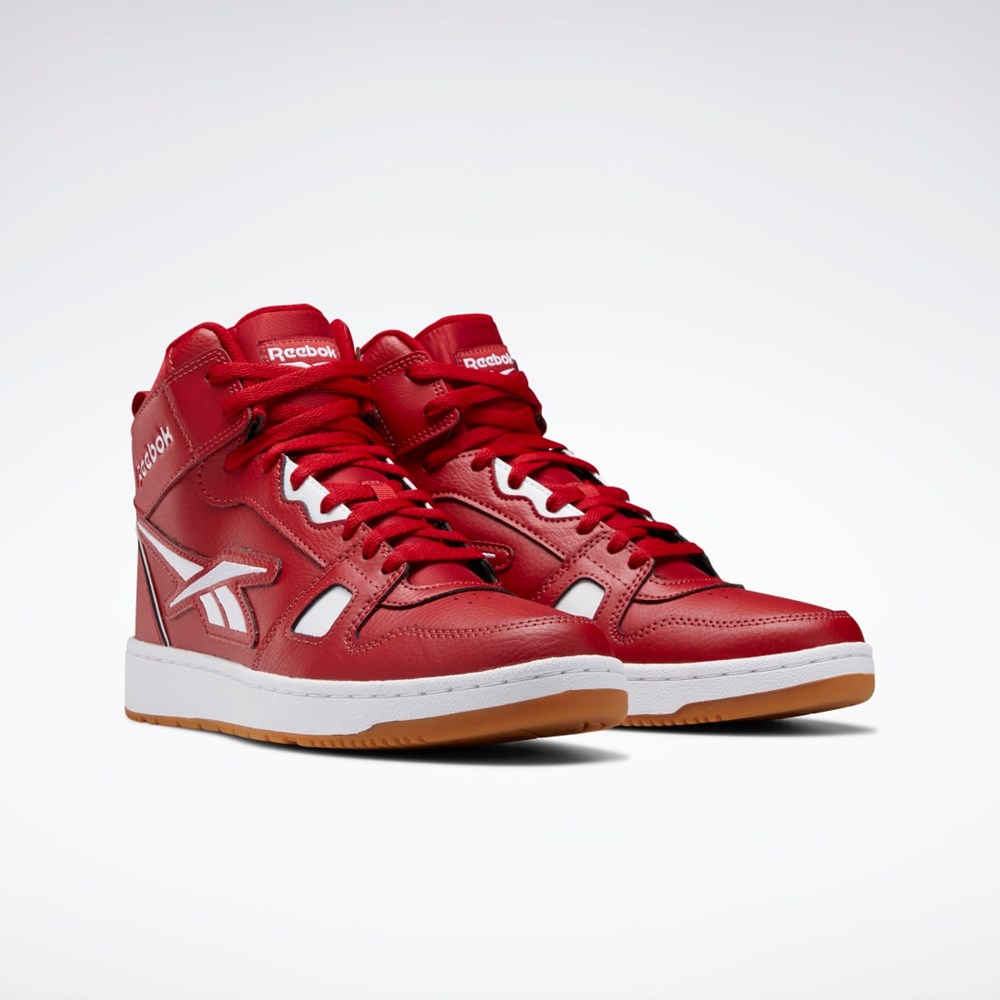 Reebok Reebok Resonator Mid Basketball Shoes Röda Röda Vita | VDSML-8940