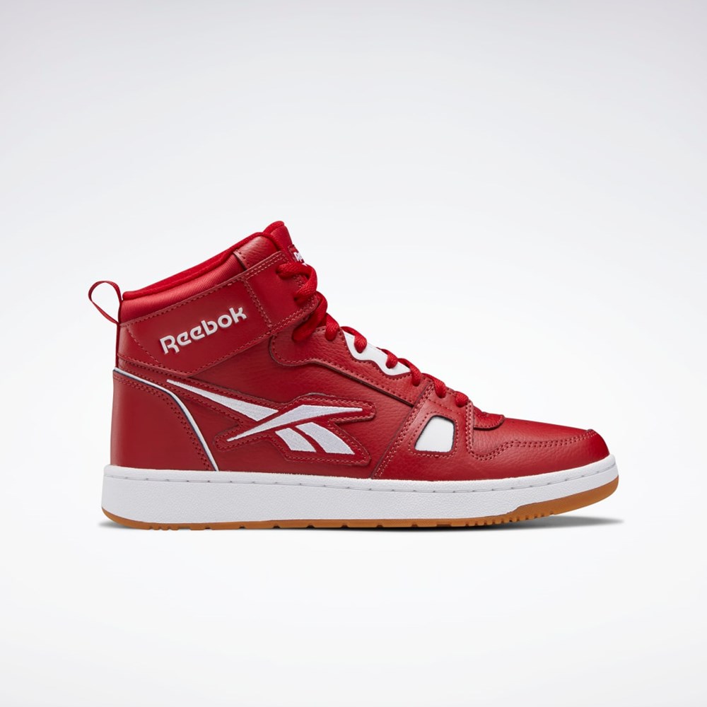 Reebok Reebok Resonator Mid Basketball Shoes Röda Röda Vita | VDSML-8940