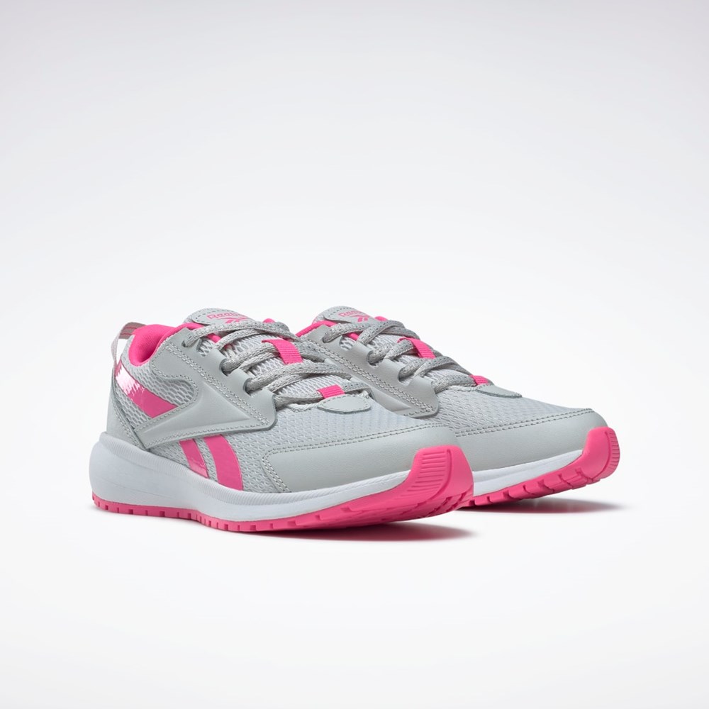 Reebok Reebok Road Supreme 3 Shoes - Preschool Grå Rosa Vita | DTULI-4619