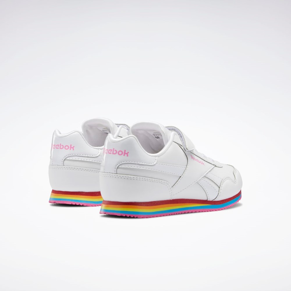 Reebok Reebok Royal CL Jog 3 1V Shoes - Preschool Vita Vita Rosa | SKEGD-3510