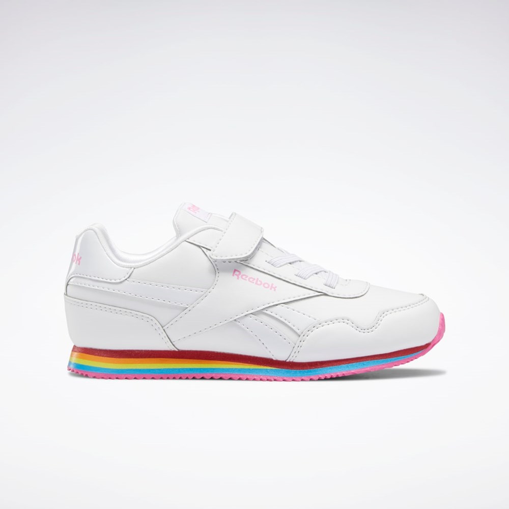 Reebok Reebok Royal CL Jog 3 1V Shoes - Preschool Vita Vita Rosa | SKEGD-3510