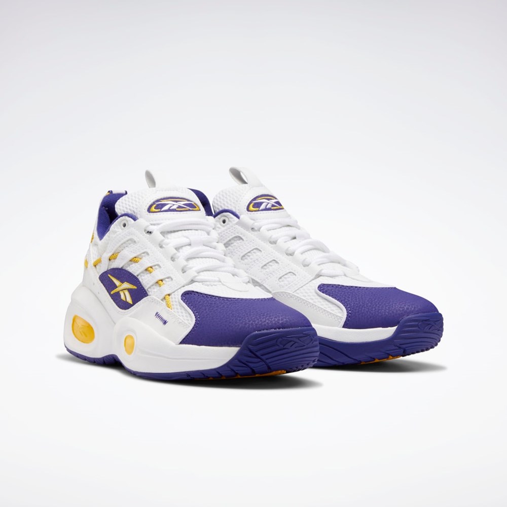 Reebok Reebok Solution Mid Basketball Shoes Vita Lila Gula | IQDRF-0361