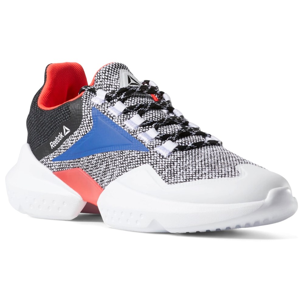 Reebok Reebok Split Fuel Shoes Vita Svarta Röda | EXLHZ-9518