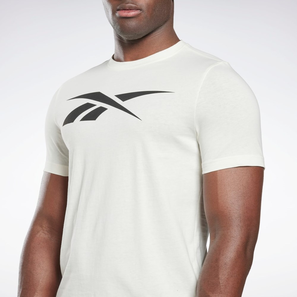 Reebok Reebok Tryck Series Vector T-Shirt Vita | TUWNF-1543