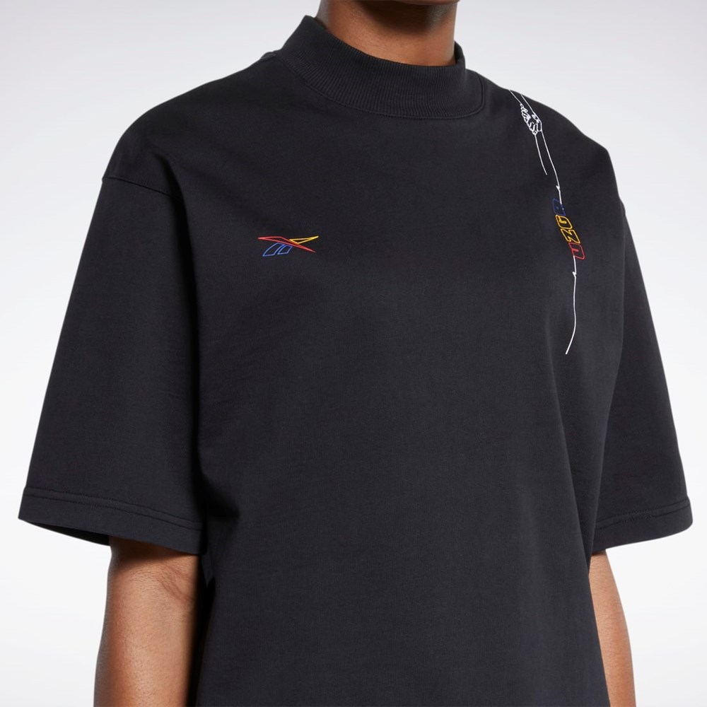 Reebok Reebok by Pyer Moss Tee Svarta | DUAME-9654