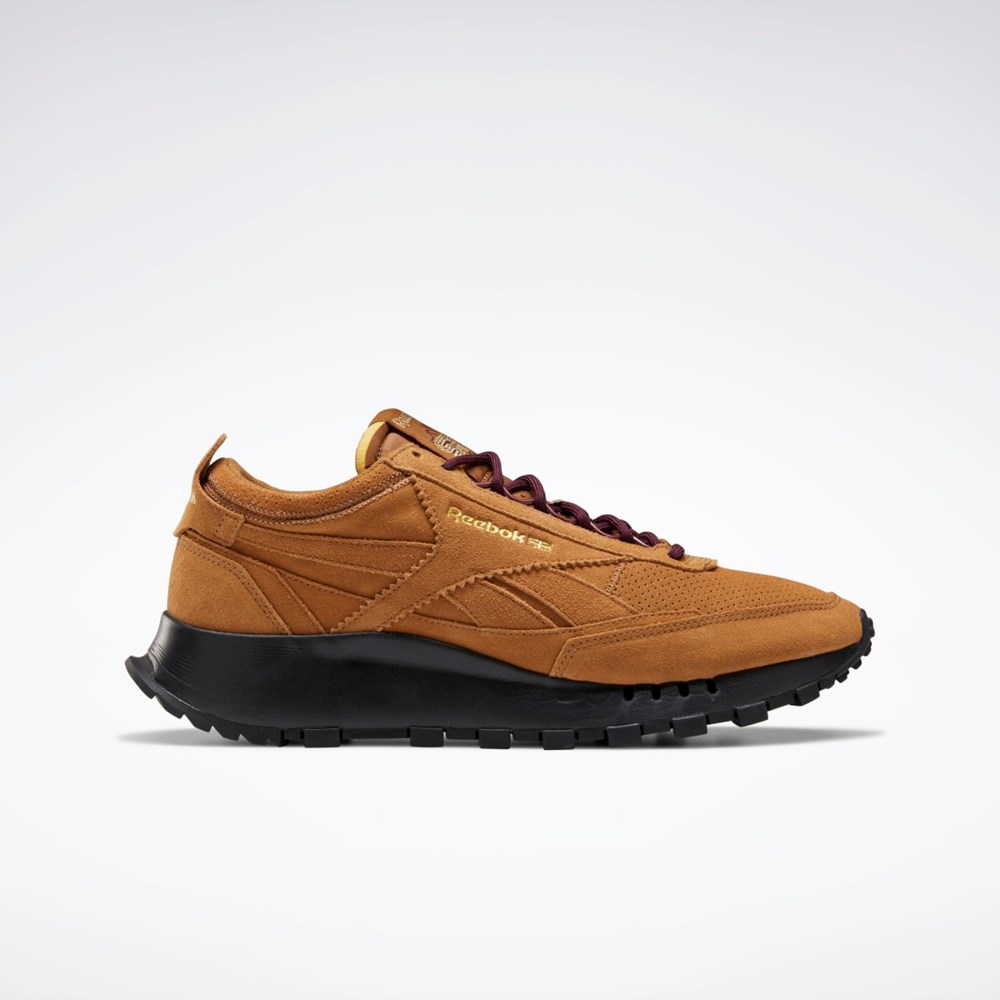 Reebok SNS Classic Leather Legacy Shoes Bruna Vinröda Guld | DIUXR-6784