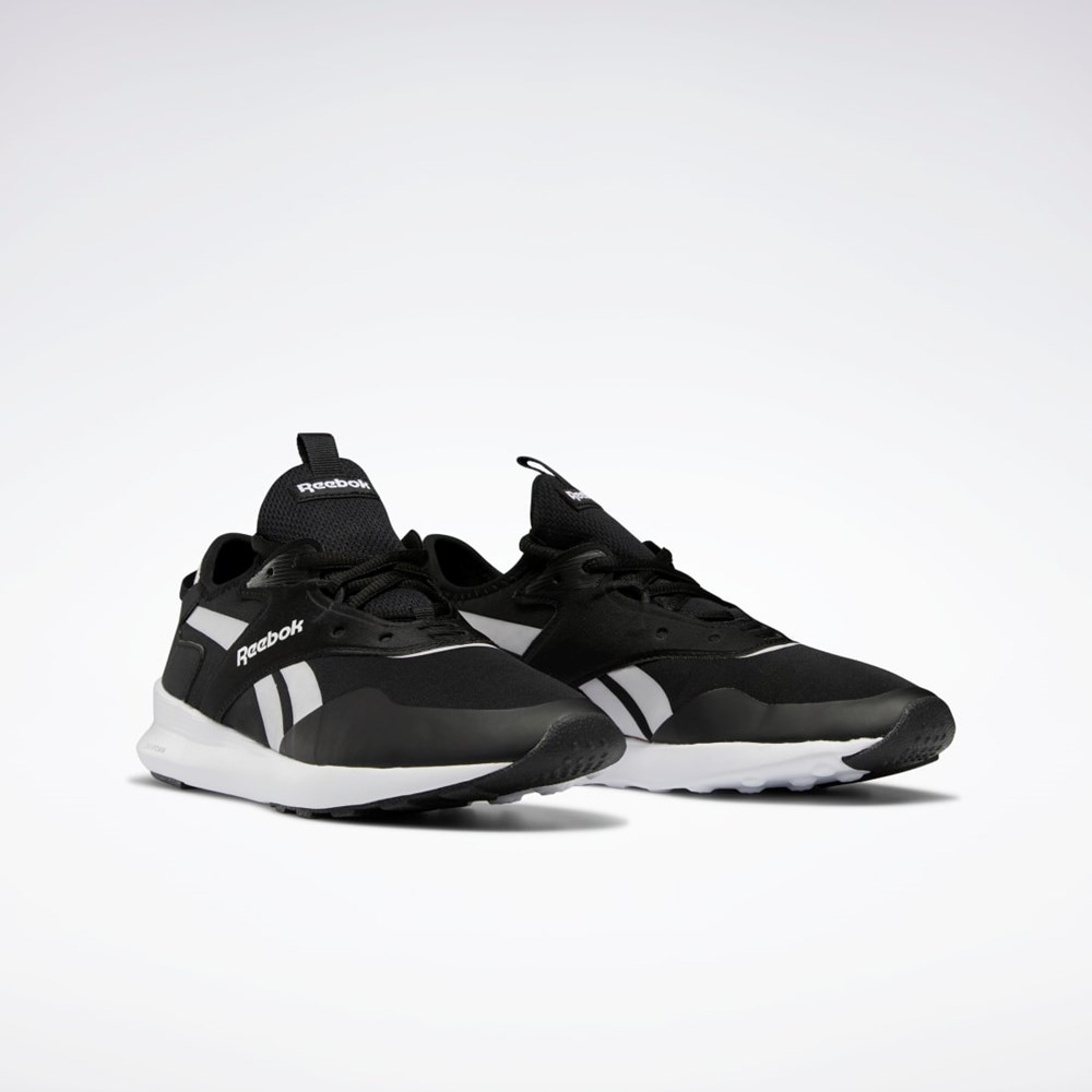 Reebok Spark Run Shoes Svarta Vita Silver | OSXKP-1863