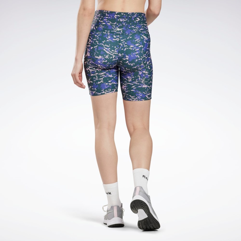 Reebok Speckle Modern Safari Legging Shorts Gröna | PWZRI-4619