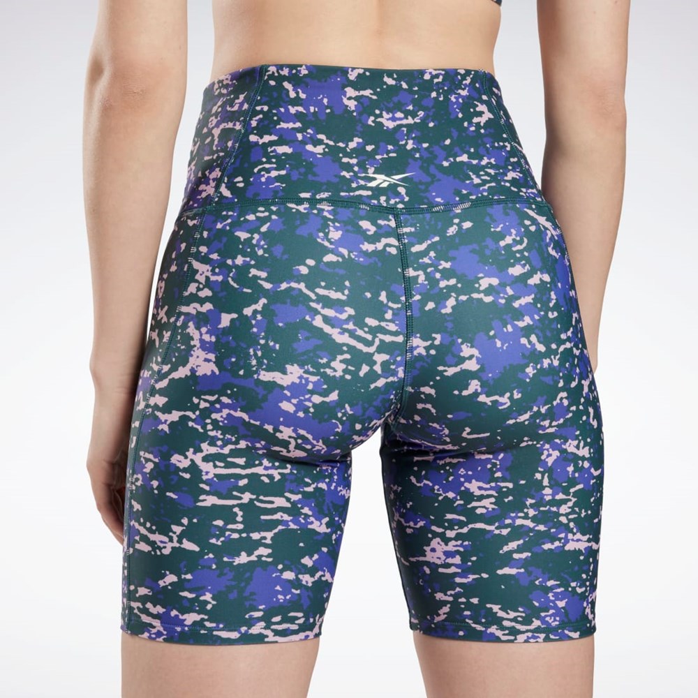 Reebok Speckle Modern Safari Legging Shorts Gröna | PWZRI-4619