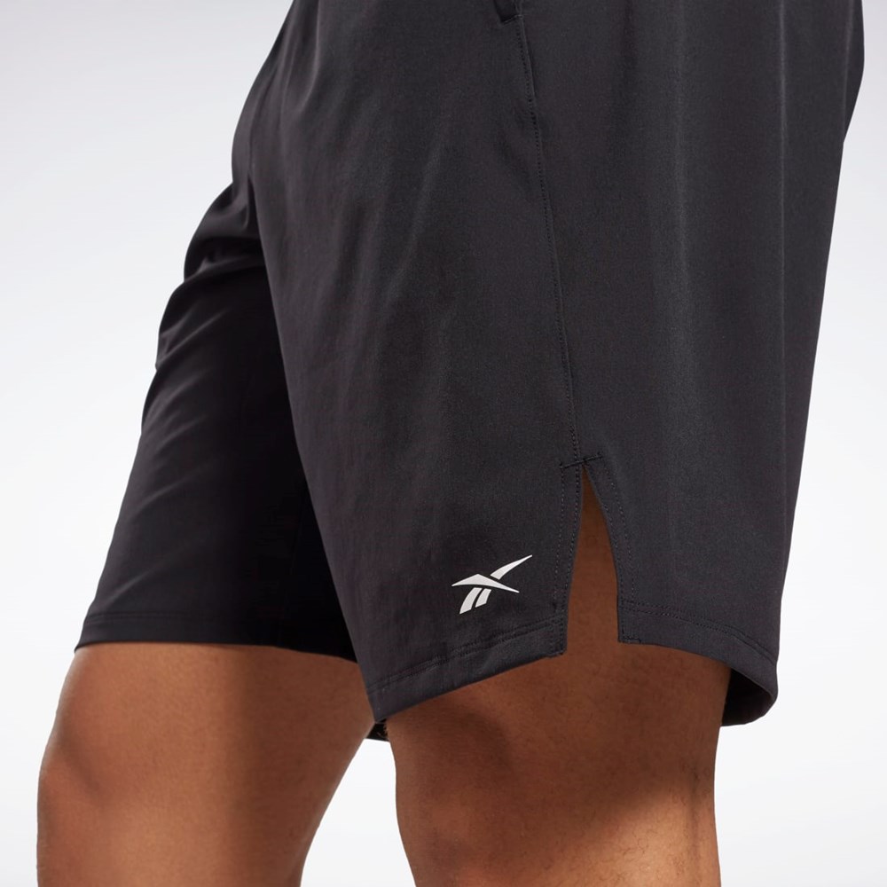 Reebok Speed Shorts Svarta | TLHOP-2174