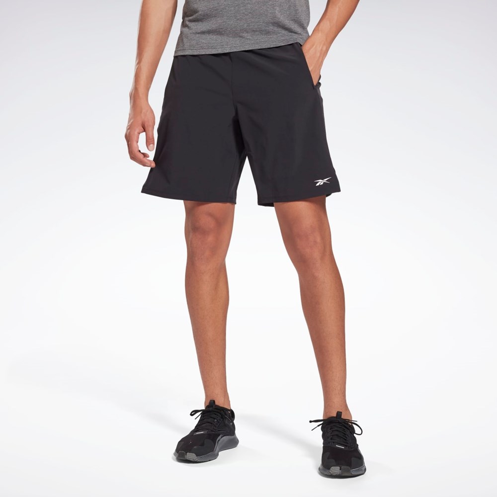 Reebok Speed Shorts Svarta | TLHOP-2174