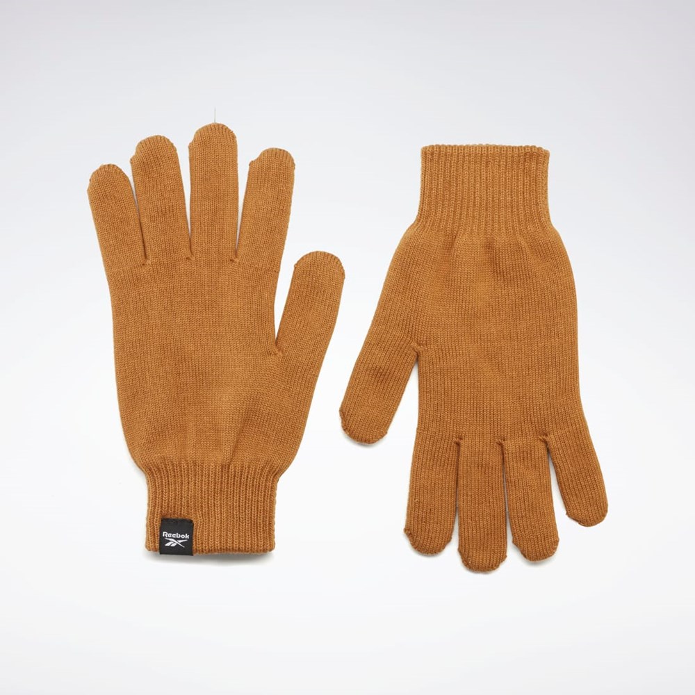 Reebok Sports Essentials Logo Gloves Sepia | JSEZY-3826