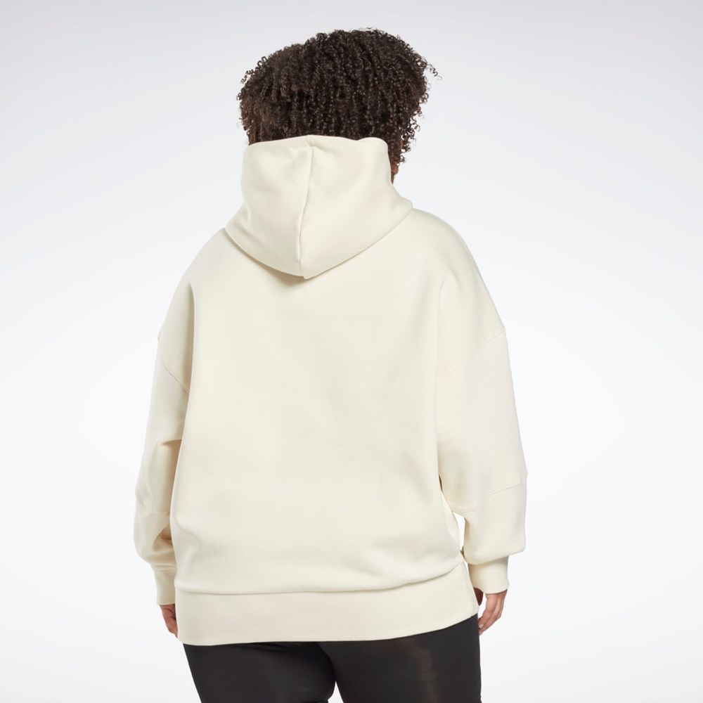 Reebok Studio Recycled Oversize Hoodie (Plus Size) Vita | PMFSN-3517