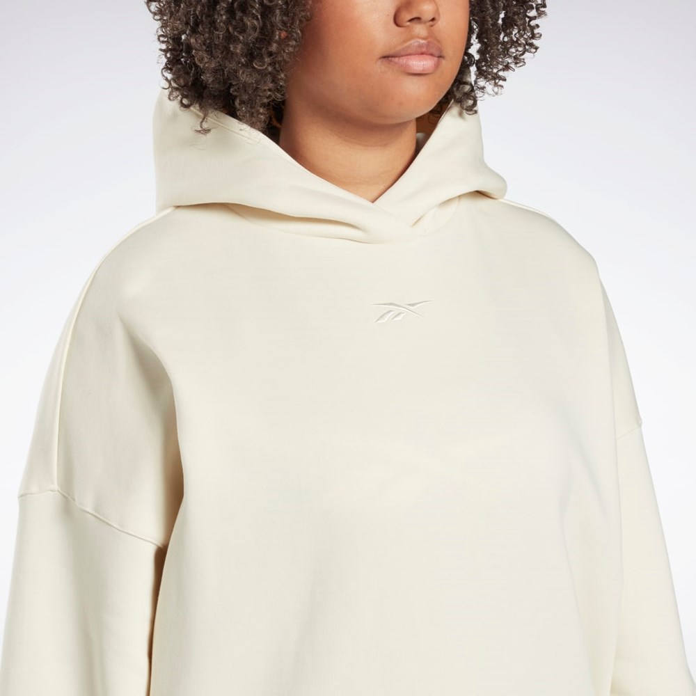 Reebok Studio Recycled Oversize Hoodie (Plus Size) Vita | PMFSN-3517