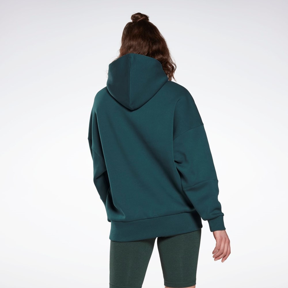 Reebok Studio Recycled Oversize Hoodie Gröna | BYZCO-5714