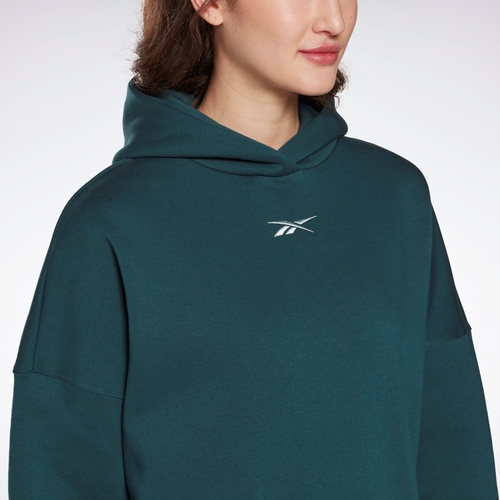 Reebok Studio Recycled Oversize Hoodie Gröna | BYZCO-5714