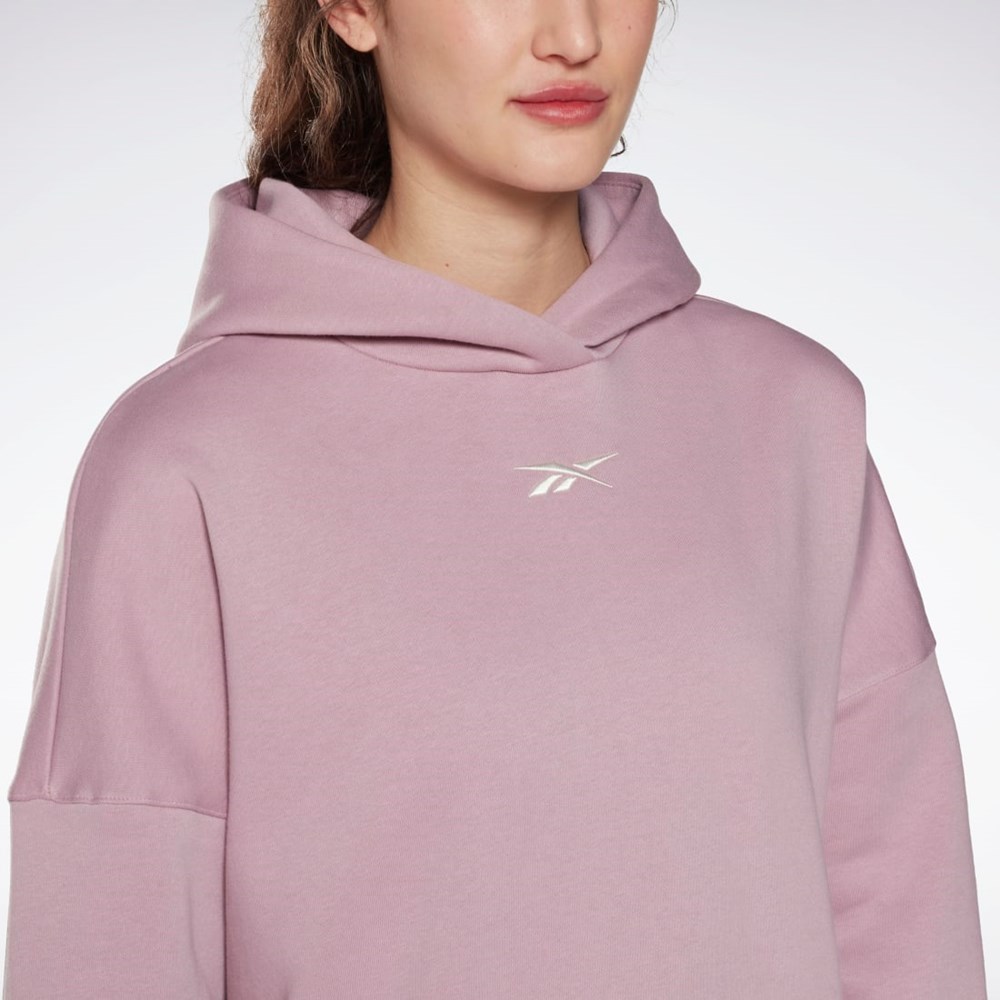 Reebok Studio Recycled Oversize Hoodie Infused Lilac | PCLGW-8705